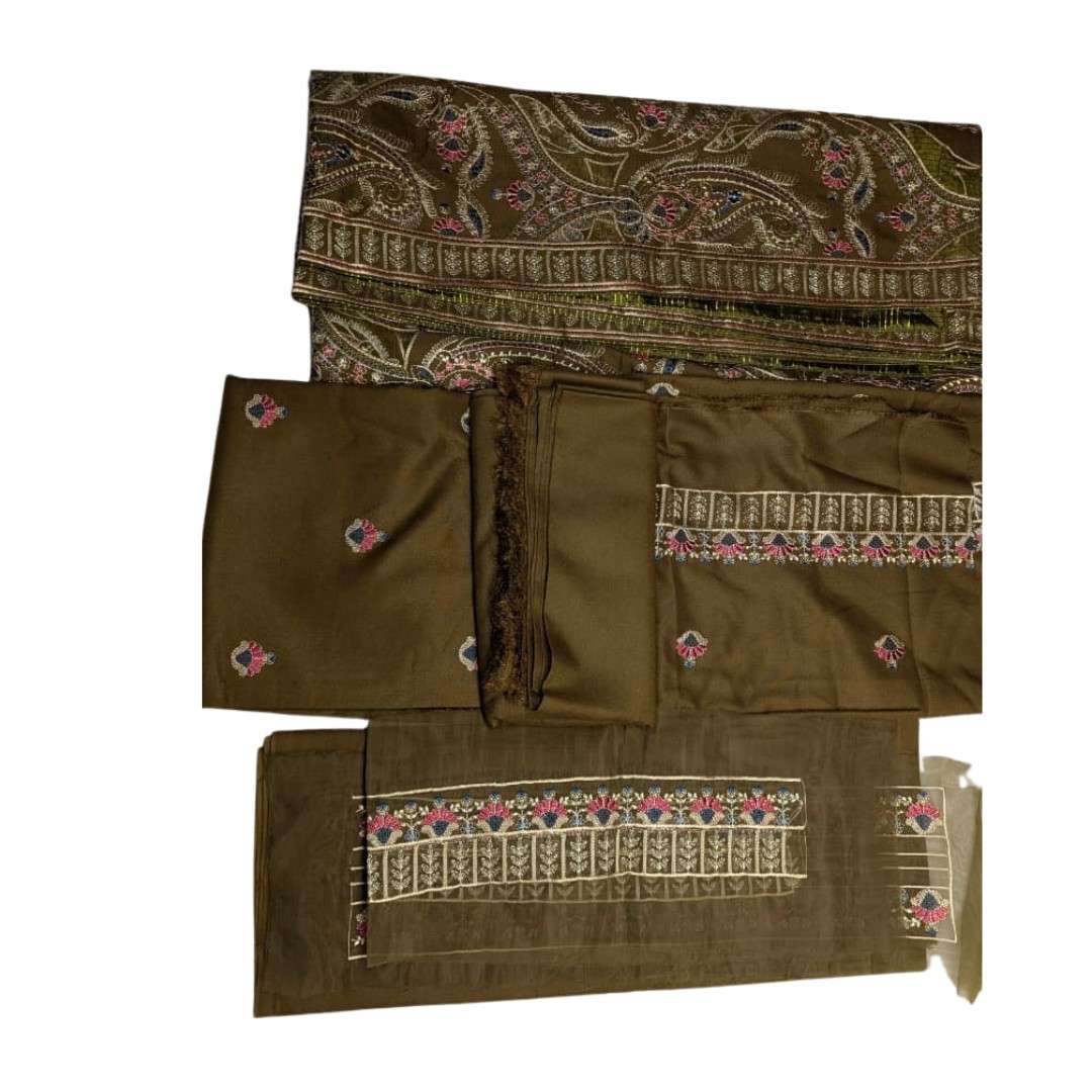 Dhanak with Laser Cut Dhanak Dupatta - Image 3